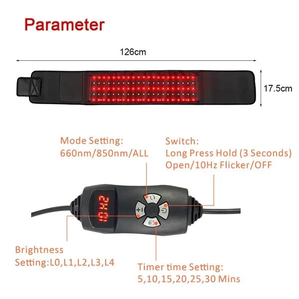 LumaRed360™️- Red Light Therapy Belt